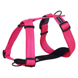 Rukka® Form Neon kutyahám, pink, M: 65 - 105 cm mellkerület, 40 mm széles