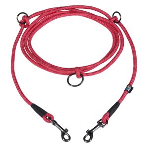 Rukka® állítható kötélpóráz kutyáknak, piros, M: 300 cm hosszú, Ø 8 mm