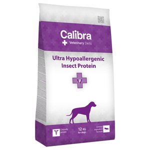 2x12kg Calibra Veterinary Diet Dog Ultra-Hypoallergenic Insect száraz kutyatáp