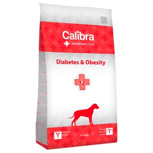 2x12kg Calibra Veterinary Diet Dog Diabetes & Obesity szárnyas száraz kutyatáp