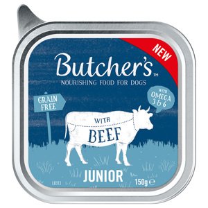 12x150g Butcher's Original Junior marha nedves kutyatáp