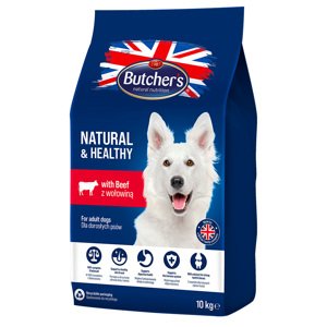 2x10kg Butcher's Natural & Healthy marha száraz kutyatáp