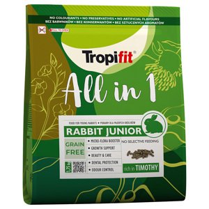 2x1,75kg Tropifit All in 1 Rabbit Junior peletes nyúltáp