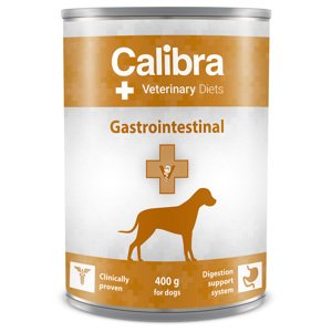 6x400g Calibra Veterinary Diet Dog Gastrointestinal lazac nedves kutyatáp
