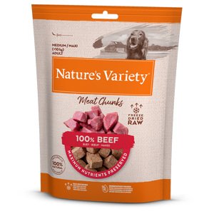 50g Nature's Variety Chunks fagyasztva szárított kutyasnack - Marha