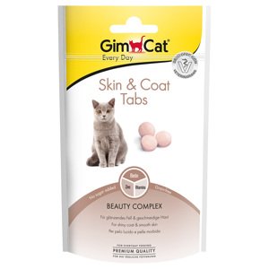 3x40g GimCat Skin & Coat Tabs táplálékkiegészítő macskasnack