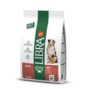 2x3kg Libra Dog Adult marha száraz kutyatáp