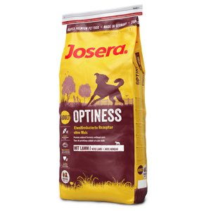 15kg Josera Optiness kukoricamentes száraz kutyatáp 12+3 ingyen akcióban