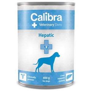 12x400g Calibra Veterinary Diet Dog Hepatic csirke nedves kutyatáp
