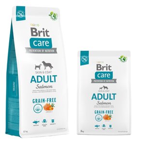 15kg Brit Care Grain-Free Adult Salmon & Potato száraz kutyatáp rendkívüli árengedménnyel