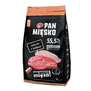 2x9kg Pan Mięsko Medium borjú és pulyka száraz kutyatáp