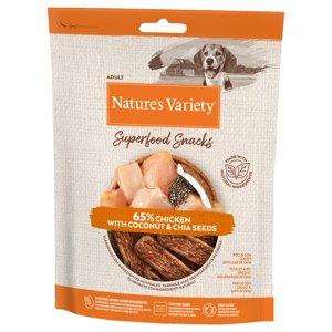 2x85g Nature's Variety Superfood csirke snack kutyáknak 25% árengedménnyel