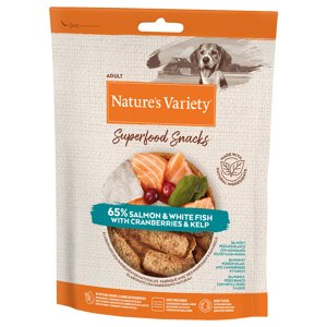 2x85g Nature's Variety Superfood lazac snack kutyáknak 25% árengedménnyel