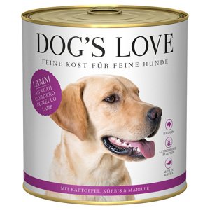 6x 800g Dog's Love Adult bárányos nedves kutyaeledel felnőtt kutyáknak