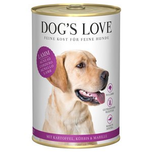 6x 400g Dog's Love Adult bárányos nedves kutyaeledel felnőtt kutyáknak