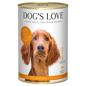 6x 400g Dog's Love Adult pulykás nedves kutyaeledel
