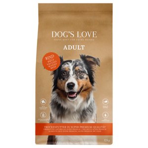 12kg Dog's Love Adult Marhahús száraz kutyatáp