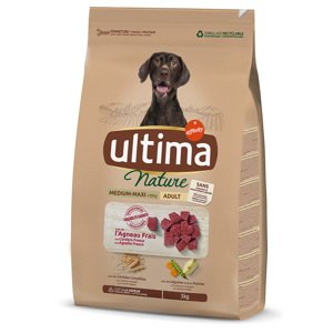 3kg Ultima Nature Medium/Maxi Bárány szárazeledel 3kg Ultima Nature Medium/Maxi Bárány száraz kutyatáp