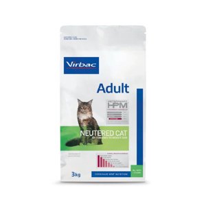 3kg Virbac Veterinary HPM felnőtt ivartalanított macska száraz macskaeledel