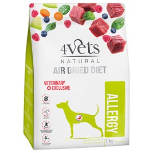 1kg 4Vets Natural Allergy, száraz kutyatáp