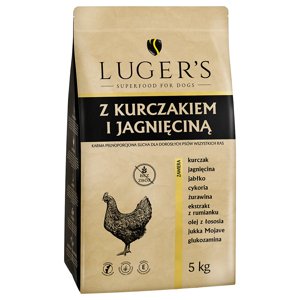 5kg Luger's Adult, csirke és bárány, száraz kutyaeledel, csirkével és báránnyal