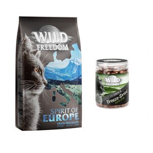 2 kg Wild Freedom Adult száraz macskatáp + 35 g szárított báránytüdő ingyen - "Spirit of Europe" - gabonamentes