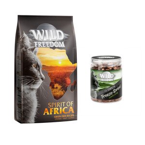 2 kg Wild Freedom Adult száraz macskatáp + 35 g szárított báránytüdő ingyen - "Spirit of Africa" - gabonamentes