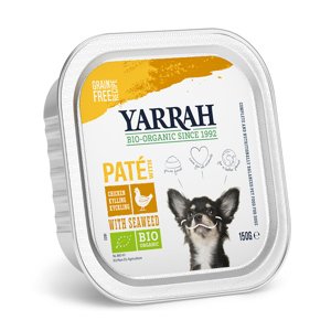 12x150 g Yarrah bio Bio csirke & bio tengeri alga nedves kutyatáp 15% árengedménnyel