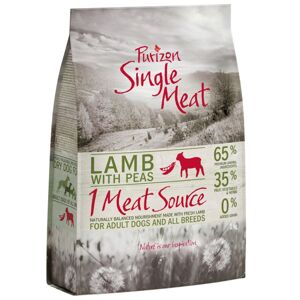 1kg Purizon Single Meat Adult bárány & borsó - gabonamentes száraz kutyatáp rendkívüli árengedménnyel