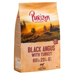 1kg Purizon Adult Black-Angus-marha & pulyka - gabonamentes száraz kutyatáp rendkívüli árengedménnyel