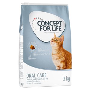 3kg Concept for Life Oral Care száraz macskatáp 15% árengedménnyel
