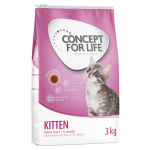3kg Concept for Life Kitten  száraz macskatáp 20% árengedménnyel