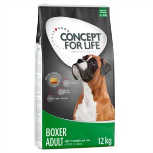 12kg Concept for Life Breed Boxer száraz kutyatáp Dupla zooPontért