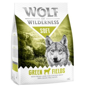 4kg Wolf of Wilderness  'Soft - Green Fields' - bárány száraz kutyatáp 3+1 ingyen akcióban