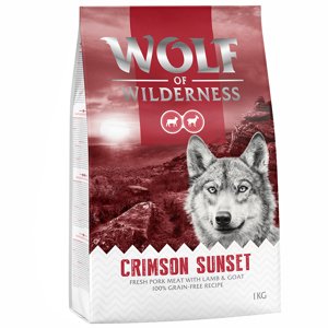 4kg Wolf of Wilderness "Crimson Sunset" - bárány & kecske száraz kutyatáp 3+1 ingyen akcióban
