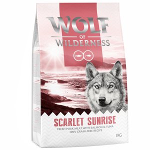 4kg Wolf of Wilderness "Scarlet Sunrise" - lazac & tonhal száraz kutyatáp 3+1 ingyen akcióban