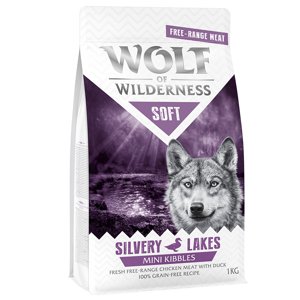 4kg Wolf of Wilderness Mini "Soft Silvery Lakes" - szabad tartású csirke & kacsa száraz kutyatáp 3+1 ingyen akcióban
