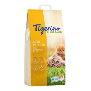 2x14l Tigerino Plant-Based kukorica macskaalom - Sensitive, parfümmentes