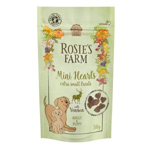 50g Rosie's Farm Snacks Puppy & Adult "Mini Hearts" vad kutyasnack