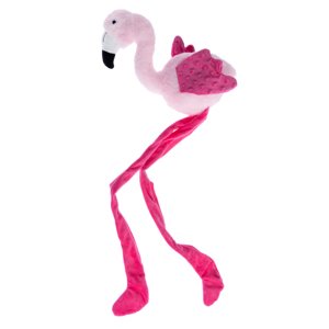 TIAKI Lisa hosszú lábú flamingó kutyajáték, 88 x 18 cm