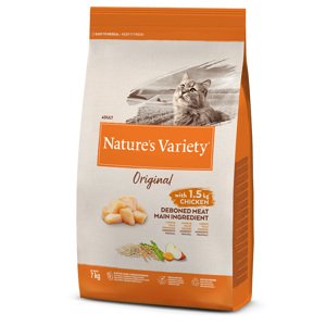 2x7kg Nature's Variety Original Csirke száraz macskatáp 15% árengedménnyel