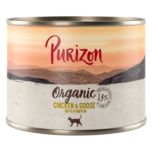 6x200g Purizon Organic Csirke, liba & tök nedves macskatáp 15% árengedménnyel