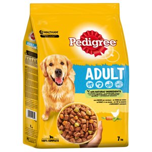 7kg Pedigree Adult csirke & zöldség száraz kutyatáp 15% kedvezménnyel