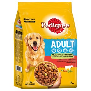 3kg Pedigree Adult marha & zöldség száraz kutyatáp 15% kedvezménnyel