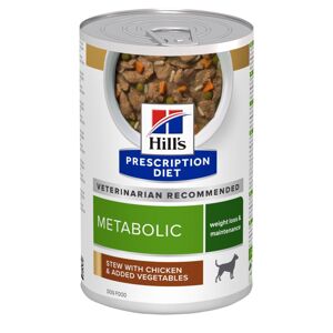 354g Hill's Prescription Diet Metabolic Ragout csirke & zöldség nedves kutyatáp