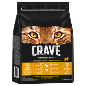 2,8kg Crave Adult Pulyka & csirke száraz macskatáp 15% árengedménnyel