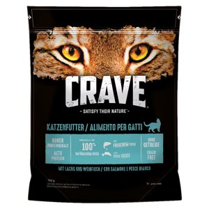 750g Crave Adult Lazac & fehér hal száraz macskatáp 15% árengedménnyel