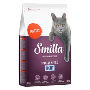 10kg Smilla Adult Light száraz macskatáp 10% kedvezménnyel