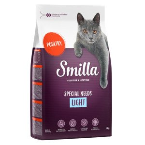1kg Smilla Adult Light száraz macskatáp 10% kedvezménnyel
