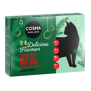Cosma Advent Mix Box 15% árengedménnyel! - 24 x Cosma nedvestáp (1710 g)